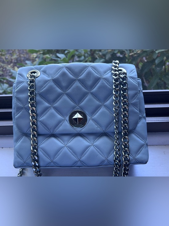 kate spade Handbags - Kate Spade Quilted Shoulder Bag in Periwinkle Blue